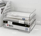 Desktop Storage Box Transparent Acrylic Desk Storage Rack
