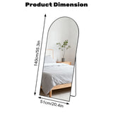 Rectangle Full Length Mirror, Full Body Standing Mirror Floor Mirrors