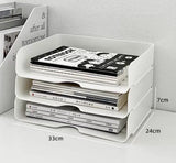 Desktop Storage Box Transparent Acrylic Desk Storage Rack